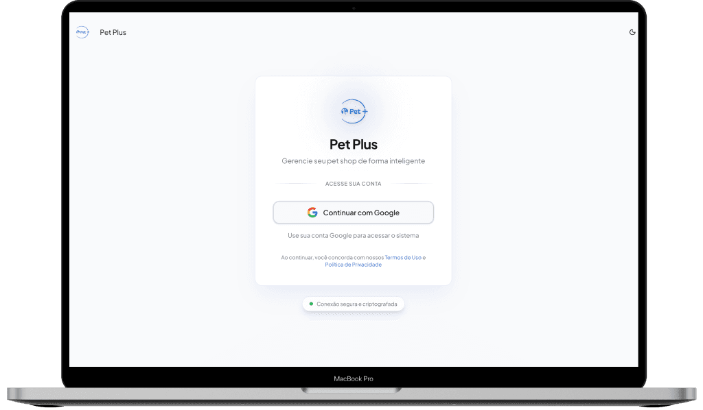 Interface do projeto PetPlus